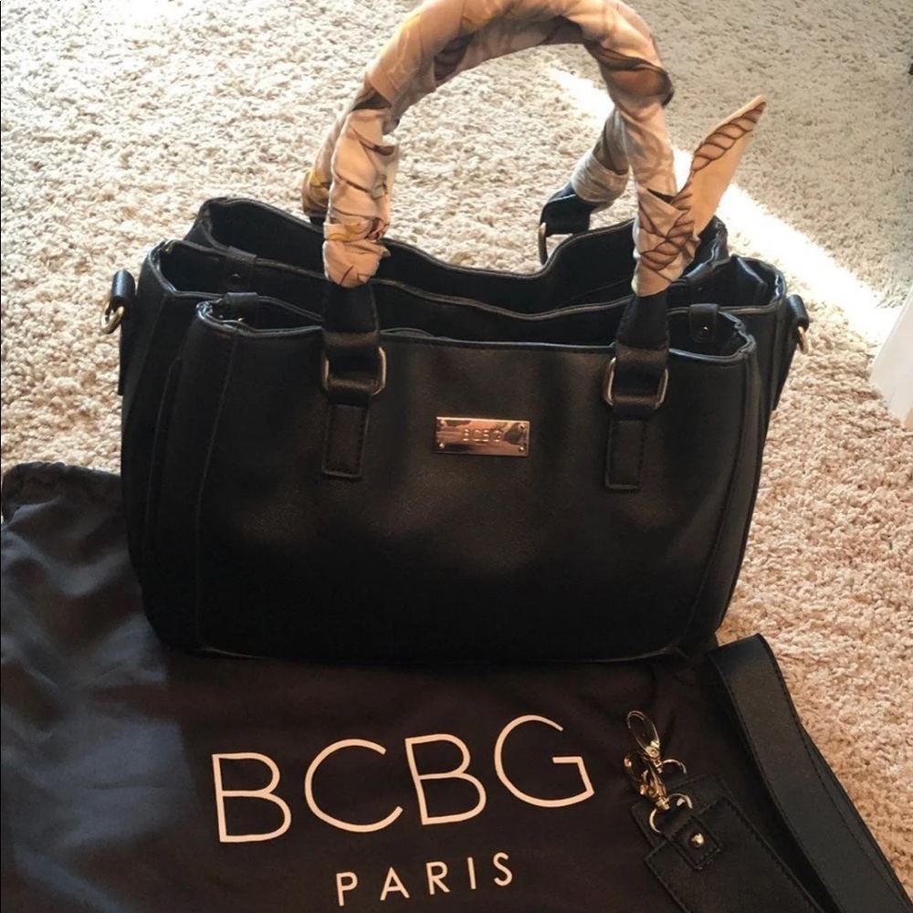 BCBG Paris Faux Leather Handbag